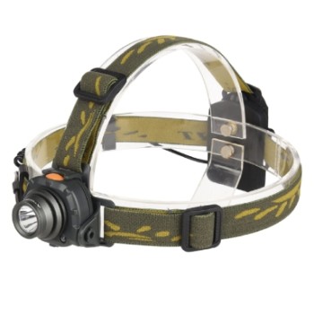 Rexer RX1026 - LED Motion Activation Head Lens & Switch 3W/200lm/6000K/Black/Green Flashlights 